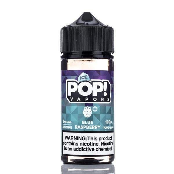 ICED BLUE RASPBERRY POP VAPOR