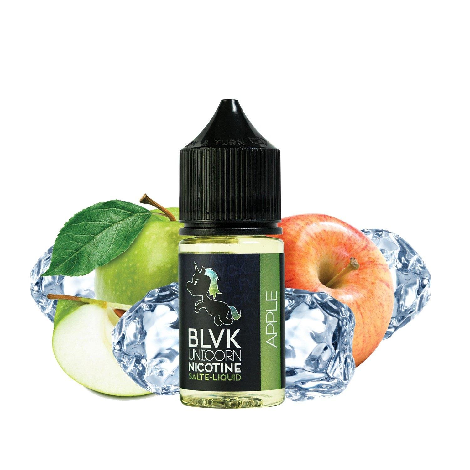 FlavorProfile_NicSalt_withBottle_Apple.jpg APPLE - BLVK SALTS | 30ml - Image 1