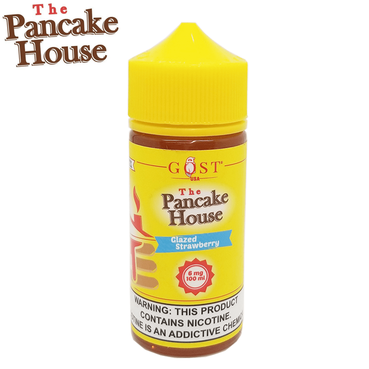Glazed-Strawberry__62053.1576366363.png Glazed Strawberry - Pancake House | 100ml - Image 1