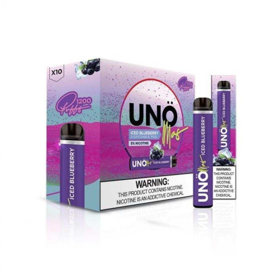 I-BB.jpg ICE BLUEBERRY - SKOL UNO MAS X1 - DISPOSABLE | 1200 PUFFS - Image 1