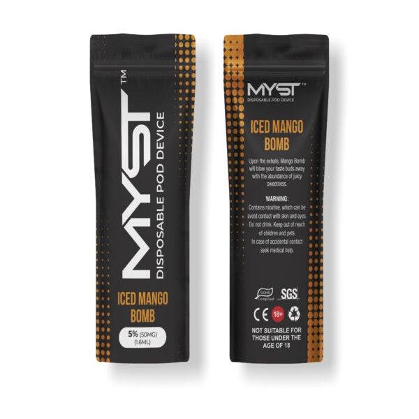 ICED MANGO BOMB - MYST Disposable POD DEVICE