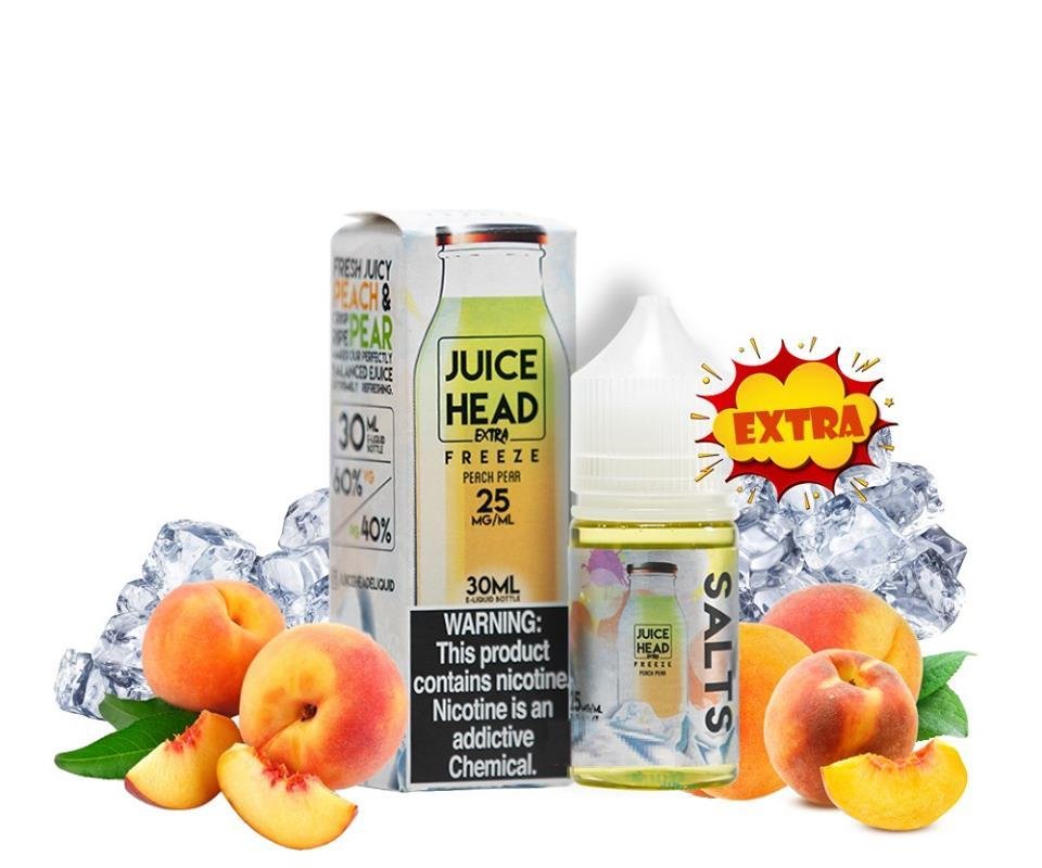Peach-Pear-Juice-Head-Salt-FREEZE-Pakistan-30ml.jpg Peach Pear Juice Head Salt FREEZE - 30ml - Image 1