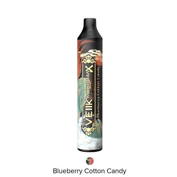 Veiik-Micko-Max-Blueberry-Cotton-Candy-1500-puffs-in-Pakistan.jpg BLUEBERRY COTTON CANDY - VEIIK MICKO MAX 1500 PUFFS - Image 1