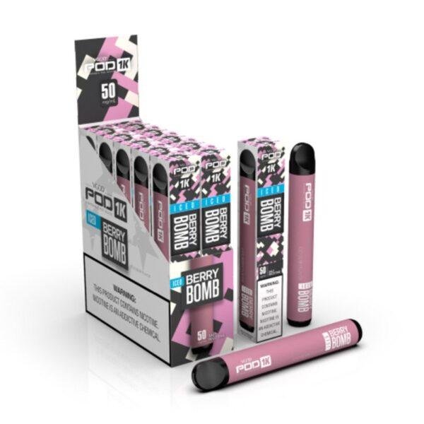 ICE BERRY BOMB - VGOD DISPOSABLE - | 1000 PUFFS