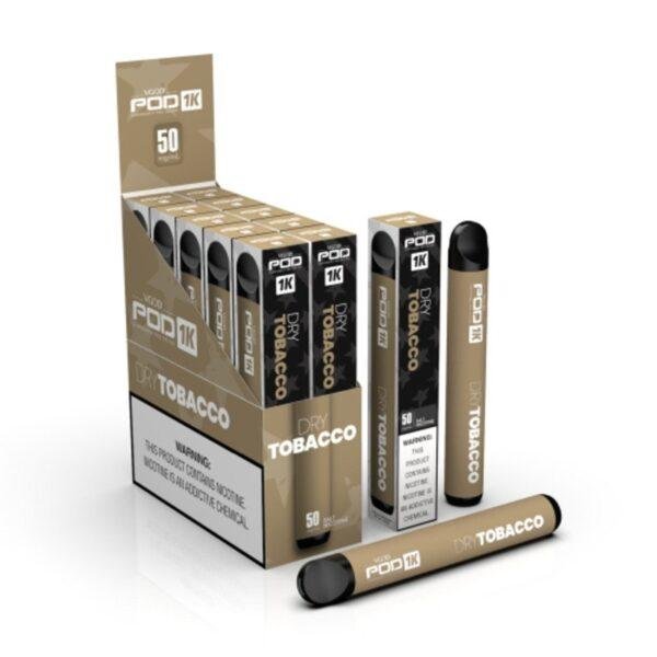 DRY TOBACCO - VGOD DISPOSABLE - | 1000 PUFFS