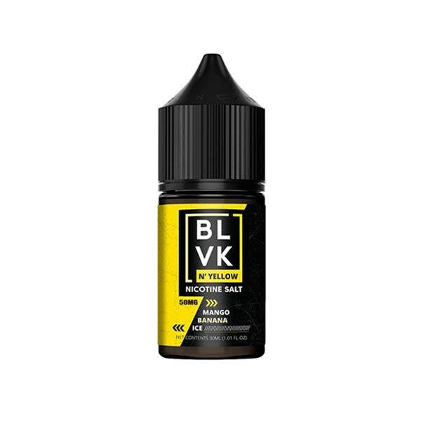MANGO BANANA ICE – BLVK N’ YELLOW SALTS TOBACCO FREE– 30ML