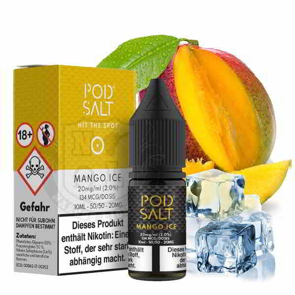 pod-salt-mango-ice-liquid.jpg MANGO ICE - POD SALT | 10ml - Image 1