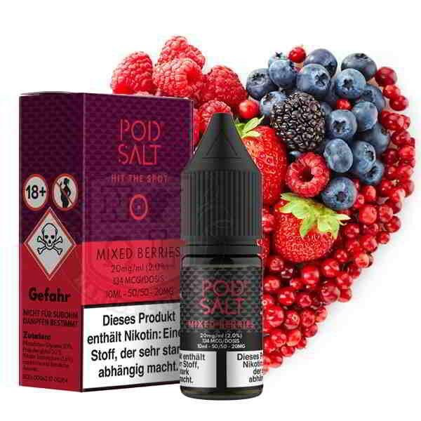 MIXED BERRIES - POD SALT | 10ml