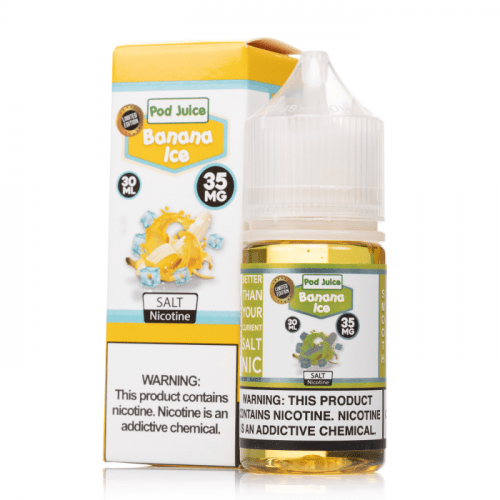 pod_juice_-_salts_-_banana_ice_-_box_bottle BANANA ICE | Pod juice 30ml - Image 1