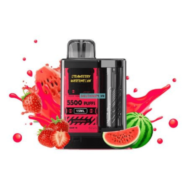 Strawberry Watermellon - Vapengin Disposable 5500 Puff Rechargeable