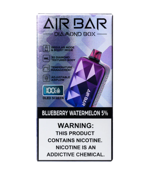 BLUEBERRY WATERMELON AIR BAR DIAMOND BOX DISPOSABLE