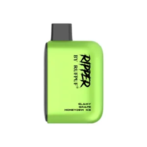 <h1>GLAMY GRAPE HONEYDEW ICE RUFPUF RIPPER DISPOSABLE</h1> The Glamy Grape Honeydew Ice Rufpuf Ripper Disposable presents a tantalizing blend of fruity flavors with a refreshing icy twist. Offering an impressive puff count of 6000, this disposable vape ensures prolonged enjoyment without the need for refills or recharging. Crafted with the essence of succulent grapes and ripe honeydew melon, each puff delivers a delightful fusion of sweet and refreshing notes that invigorate the palate. The addition of a cooling ice sensation enhances the overall vaping experience, providing a crisp and revitalizing finish. <strong>YOU CAN EXPLORE MORE RIPPER DISPOSABLES <a href="https://farwa.abdulkareem.online/product-category/ecig-store-in-pakistan/disposable-vape/ripper-rufpuf-disposable-pakistan/">HERE!</a></strong> <p class="selectable-text copyable-text iq0m558w g0rxnol2" dir="ltr"><span class="selectable-text copyable-text">At Rockstar, we believe every purchase is an experience of convenience, quality, and satisfaction.</span></p> <p class="selectable-text copyable-text iq0m558w g0rxnol2" dir="ltr"><span class="selectable-text copyable-text jv8stmnn">*</span><b><strong class="selectable-text copyable-text nbipi2bn">Price Match Guarantee:</strong></b><span class="selectable-text copyable-text jv8stmnn">*</span><span class="selectable-text copyable-text"> We’re committed to offering you the best value on your purchases. If you find a lower price on an identical item from a competitor, simply let us know, and we’ll beat it.</span></p> <p class="selectable-text copyable-text iq0m558w g0rxnol2" dir="ltr"><span class="selectable-text copyable-text">Shop with confidence, knowing that you’re getting the best deal possible. Enjoy the ease of browsing and purchasing from the comfort of your home, Explore our catalog, place order, and get doorstep delivery. Our knowledgeable and friendly team is here to assist you with your order to make your shopping enjoyable,</span></p> <p class="selectable-text copyable-text iq0m558w g0rxnol2" dir="ltr"><span class="selectable-text copyable-text">We are located just around the corner in <a href="https://www.google.com/maps?ll=24.797475,67.044777&z=16&t=m&hl=en&gl=US&mapclient=embed&cid=3248600491974334453" target="_blank" rel="noopener">DHA Phase 5</a> & <a href="https://www.google.com/maps/place/Rockstar+Vapor+Co+-+Clifton+(Vape+Store)/@24.8271319,67.0278464,17z/data=!4m14!1m7!3m6!1s0x3eb33d243236324b:0xaa9b07f8edc863c0!2sRockstar+Vapor+Co+-+Clifton+(Vape+Store)!8m2!3d24.8271319!4d67.0304213!16s%2Fg%2F11twsg4yj7!3m5!1s0x3eb33d243236324b:0xaa9b07f8edc863c0!8m2!3d24.8271319!4d67.0304213!16s%2Fg%2F11twsg4yj7?entry=tt" target="_blank" rel="noopener">Clifton Boat Basin</a>, any of our store is your go-to spot for the latest vape gear, trendsetting flavors, and a vibe that’s as chill as it gets.</span></p> <ul> <li></li> </ul>