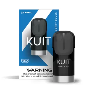 <h1>BERRY BLUES KUIT SINGLE POD</h1> The Berry Blues Kuit Single Pod offers an irresistible blend of luscious berry flavors that dance on the palate with every inhale. Crafted to perfection, this single-use pod is packed with a medley of succulent berries, creating a symphony of taste that is both sweet and tangy. With each puff, you'll experience the tantalizing essence of ripe strawberries, juicy blueberries, and tart raspberries, all harmonizing together to create a truly indulgent vaping experience. The burst of berry goodness is balanced perfectly, ensuring a smooth and satisfying vape every time. The Classic Tobacco KUIT Single Pod is engineered for consistency, ensuring each puff delivers the same satisfying flavor and nicotine satisfaction. Its sleek design and portability make it ideal for on-the-go use, allowing you to enjoy your favorite tobacco flavor anytime, anywhere. <strong>YOU CAN EXPLORE MORE KUIT PODS <a href="https://farwa.abdulkareem.online/product-category/prefilled-pods-pakistan/buy-kuit-pods-online-in-pakistan/">HERE!</a></strong> <p class="selectable-text copyable-text iq0m558w g0rxnol2" dir="ltr"><span class="selectable-text copyable-text">At Rockstar, we believe every purchase is an experience of convenience, quality, and satisfaction.</span></p> <p class="selectable-text copyable-text iq0m558w g0rxnol2" dir="ltr"><span class="selectable-text copyable-text jv8stmnn">*</span><b><strong class="selectable-text copyable-text nbipi2bn">Price Match Guarantee:</strong></b><span class="selectable-text copyable-text jv8stmnn">*</span><span class="selectable-text copyable-text"> We’re committed to offering you the best value on your purchases. If you find a lower price on an identical item from a competitor, simply let us know, and we’ll beat it.</span></p> <p class="selectable-text copyable-text iq0m558w g0rxnol2" dir="ltr"><span class="selectable-text copyable-text">Shop with confidence, knowing that you’re getting the best deal possible. Enjoy the ease of browsing and purchasing from the comfort of your home, Explore our catalog, place order, and get doorstep delivery. Our knowledgeable and friendly team is here to assist you with your order to make your shopping enjoyable,</span></p> <p class="selectable-text copyable-text iq0m558w g0rxnol2" dir="ltr"><span class="selectable-text copyable-text">We are located just around the corner in <a href="https://www.google.com/maps?ll=24.797475,67.044777&z=16&t=m&hl=en&gl=US&mapclient=embed&cid=3248600491974334453" target="_blank" rel="noopener">DHA Phase 5</a> & <a href="https://www.google.com/maps/place/Rockstar+Vapor+Co+-+Clifton+(Vape+Store)/@24.8271319,67.0278464,17z/data=!4m14!1m7!3m6!1s0x3eb33d243236324b:0xaa9b07f8edc863c0!2sRockstar+Vapor+Co+-+Clifton+(Vape+Store)!8m2!3d24.8271319!4d67.0304213!16s%2Fg%2F11twsg4yj7!3m5!1s0x3eb33d243236324b:0xaa9b07f8edc863c0!8m2!3d24.8271319!4d67.0304213!16s%2Fg%2F11twsg4yj7?entry=tt" target="_blank" rel="noopener">Clifton Boat Basin</a>, any of our store is your go-to spot for the latest vape gear, trendsetting flavors, and a vibe that’s as chill as it gets.</span></p> BERRY BLUES KUIT SINGLE POD