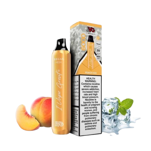 PEACH ICE IVG REGAL DISPOSABLE