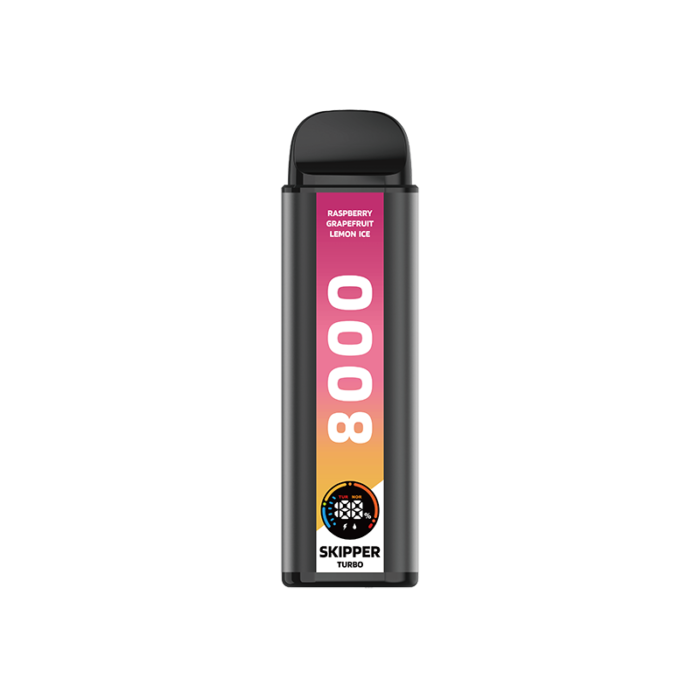 RASPBERRY GRAPEFRUIT LEMON ICE SKIPPER TURBO 10K DISPOSABLE RASPBERRY GRAPEFRUIT LEMON ICE SKIPPER TURBO 10K DISPOSABLE
