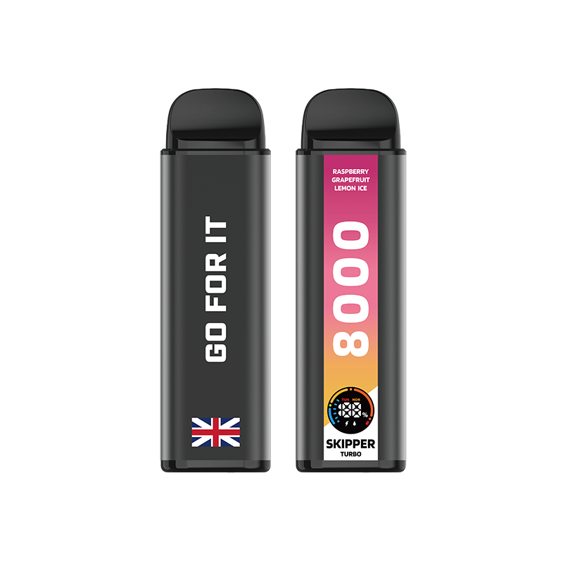 RASPBERRY GRAPEFRUIT LEMON ICE SKIPPER TURBO 10K DISPOSABLE RASPBERRY GRAPEFRUIT LEMON ICE SKIPPER TURBO 10K DISPOSABLE