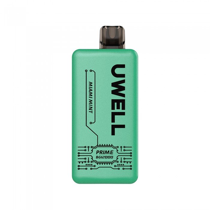 MIAMI MINT UWELL BG DISPOSABLE 12000 PUFFS MIAMI MINT UWELL BG DISPOSABLE 12000 PUFFS