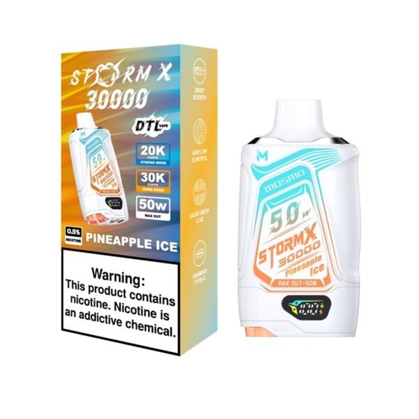 PINEAPPLE ICE MOSMO STORM X DISPOSABLE