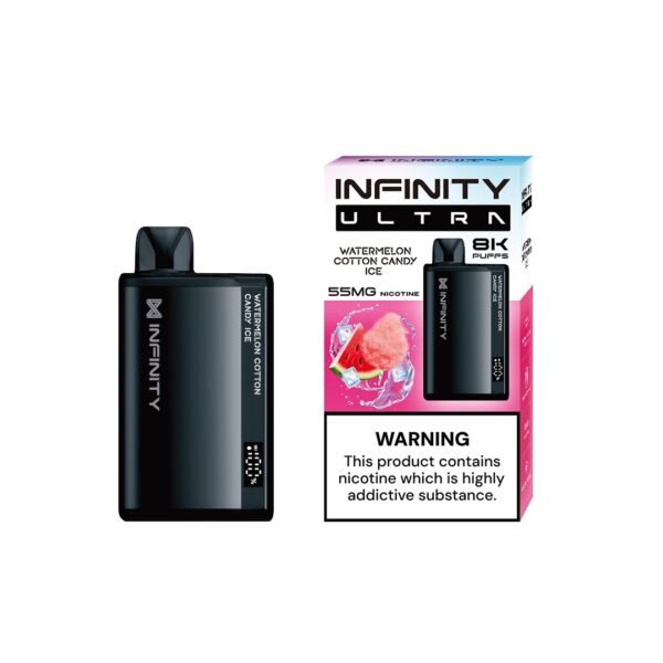 WATERMELON COTTON CANDY ICE INFINITY ULTRA DISPOSABLE
