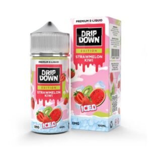 <h1>ICED STRAWMELON KIWI DRIP DOWN EDITION</h1> Give yourself the gift of a tropical oasis. Immerse yourself in the delightful blend of strawberry, watermelon, and kiwi, which promises to infuse your day with a refreshing and fruity spring in your step. This is the perfect choice for vapers who crave a cool and fruity vaping experience! <strong>YOU CAN EXPLORE MORE DRIP DOWN FREEBASE <a href="https://farwa.abdulkareem.online/product-category/e-liquids/freebase-eliquids-in-pakistan/drip-down-eliquids-pakistan/" target="_blank" rel="noopener">HERE!</a></strong> <p class="selectable-text copyable-text iq0m558w g0rxnol2" dir="ltr"><span class="selectable-text copyable-text">At Rockstar, we believe every purchase is an experience of convenience, quality, and satisfaction.</span></p> <p class="selectable-text copyable-text iq0m558w g0rxnol2" dir="ltr"><span class="selectable-text copyable-text jv8stmnn">*</span><b><strong class="selectable-text copyable-text nbipi2bn">Price Match Guarantee:</strong></b><span class="selectable-text copyable-text jv8stmnn">*</span><span class="selectable-text copyable-text"> We’re committed to offering you the best value on your purchases. If you find a lower price on an identical item from a competitor, simply let us know, and we’ll beat it.</span></p> <p class="selectable-text copyable-text iq0m558w g0rxnol2" dir="ltr"><span class="selectable-text copyable-text">Shop with confidence, knowing that you’re getting the best deal possible. Enjoy the ease of browsing and purchasing from the comfort of your home, Explore our catalog, place order, and get doorstep delivery. Our knowledgeable and friendly team is here to assist you with your order to make your shopping enjoyable,</span></p> <p class="selectable-text copyable-text iq0m558w g0rxnol2" dir="ltr"><span class="selectable-text copyable-text">We are located just around the corner in <a href="https://www.google.com/maps?ll=24.797475,67.044777&z=16&t=m&hl=en&gl=US&mapclient=embed&cid=3248600491974334453" target="_blank" rel="noopener">DHA Phase 5</a> & <a href="https://www.google.com/maps/place/Rockstar+Vapor+Co+-+Clifton+(Vape+Store)/@24.8271319,67.0278464,17z/data=!4m14!1m7!3m6!1s0x3eb33d243236324b:0xaa9b07f8edc863c0!2sRockstar+Vapor+Co+-+Clifton+(Vape+Store)!8m2!3d24.8271319!4d67.0304213!16s%2Fg%2F11twsg4yj7!3m5!1s0x3eb33d243236324b:0xaa9b07f8edc863c0!8m2!3d24.8271319!4d67.0304213!16s%2Fg%2F11twsg4yj7?entry=tt" target="_blank" rel="noopener">Clifton Boat Basin</a>, any of our store is your go-to spot for the latest vape gear, trendsetting flavors, and a vibe that’s as chill as it gets.</span></p> ICED STRAWMELON KIWI DRIP DOWN EDITION 100ML