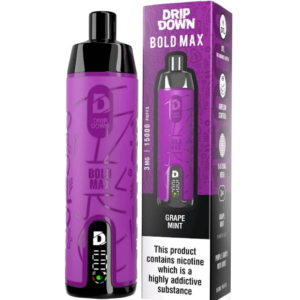 GRAPE MINT DRIP DOWN BOLD MAX DISPOSABLE
