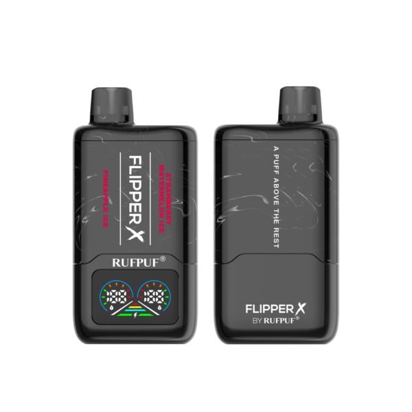 PINEAPPLE ICE AND STRAWBERRY WATERMELON ICE RUFPUF FLIPPER X DISPOSABLE