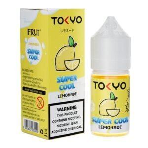 <h1>LEMONADE TOKYO SUPER COOL</h1> The <strong data-start="142" data-end="180">Tokyo Super Cool Lemonade Ice 30ml</strong> e-liquid offers a refreshing blend of tangy lemonade with a crisp menthol finish. Available in 35mg and 50mg nicotine strengths, it's designed for pod systems, delivering a smooth and satisfying throat hit. Perfect for vapers seeking a citrusy and icy vape experience. <strong>YOU CAN EXPLORE MORE TOKYO SUPER COOL SERIES <a href="https://farwa.abdulkareem.online/product-category/tokyo-super-cool-series/">HERE!</a></strong> <p class="selectable-text copyable-text iq0m558w g0rxnol2" dir="ltr"><span class="selectable-text copyable-text">At Rockstar, we believe every purchase is an experience of convenience, quality, and satisfaction.</span></p> <p class="selectable-text copyable-text iq0m558w g0rxnol2" dir="ltr"><span class="selectable-text copyable-text jv8stmnn">*</span><b><strong class="selectable-text copyable-text nbipi2bn">Price Match Guarantee:</strong></b><span class="selectable-text copyable-text jv8stmnn">*</span><span class="selectable-text copyable-text"> We’re committed to offering you the best value on your purchases. If you find a lower price on an identical item from a competitor, simply let us know, and we’ll beat it.</span></p> <p class="selectable-text copyable-text iq0m558w g0rxnol2" dir="ltr"><span class="selectable-text copyable-text">Shop with confidence, knowing that you’re getting the best deal possible. Enjoy the ease of browsing and purchasing from the comfort of your home, Explore our catalog, place order, and get doorstep delivery. Our knowledgeable and friendly team is here to assist you with your order to make your shopping enjoyable,</span></p> <p class="selectable-text copyable-text iq0m558w g0rxnol2" dir="ltr"><span class="selectable-text copyable-text">We are located just around the corner in <a href="https://www.google.com/maps?ll=24.797475,67.044777&z=16&t=m&hl=en&gl=US&mapclient=embed&cid=3248600491974334453" target="_blank" rel="noopener">DHA Phase 5</a> & <a href="https://www.google.com/maps/place/Rockstar+Vapor+Co+-+Clifton+(Vape+Store)/@24.8271319,67.0278464,17z/data=!4m14!1m7!3m6!1s0x3eb33d243236324b:0xaa9b07f8edc863c0!2sRockstar+Vapor+Co+-+Clifton+(Vape+Store)!8m2!3d24.8271319!4d67.0304213!16s%2Fg%2F11twsg4yj7!3m5!1s0x3eb33d243236324b:0xaa9b07f8edc863c0!8m2!3d24.8271319!4d67.0304213!16s%2Fg%2F11twsg4yj7?entry=tt" target="_blank" rel="noopener">Clifton Boat Basin</a>, any of our store is your go-to spot for the latest vape gear, trendsetting flavors, and a vibe that’s as chill as it gets.</span></p> LEMONADE TOKYO SUPER COOL