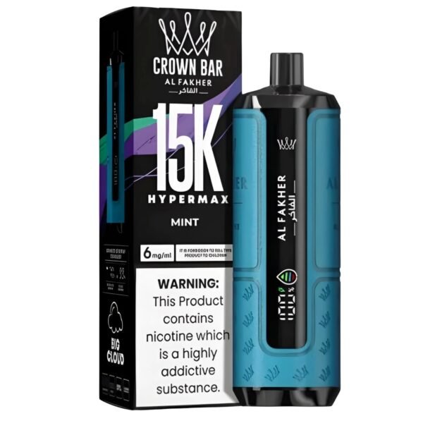MINT AL FAKHER CROWN BAR HYPERMAX DISPOSABLE