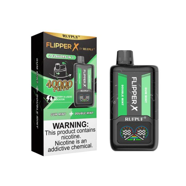 GUM MINT AND DOUBLE MINT RUFPUF FLIPPER X DISPOSABLE