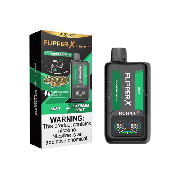 MINT AND EXTREME MINT RUFPUF FLIPPER X DISPOSABLE