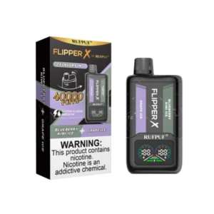 <h1>BLUEBERRY KIWI AND GRAPE ICE RUFPUF FLIPPER X DISPOSABLE</h1> <p data-start="157" data-end="366">Enjoy a burst of fruity freshness with the <strong data-start="257" data-end="315">Blueberry Kiwi & Grape Ice RUFPUF Flipper X Disposable</strong>. Offering up to <strong data-start="332" data-end="348">40,000 puffs</strong>, this dual-flavor vape blends tangy kiwi, sweet blueberry, and icy grape for a smooth, refreshing, and flavorful experience every time.</p> <div class="woocommerce-product-details__short-description"> <strong>YOU CAN EXPLORE MORE FLIPPER X DISPOSABLES<a href="https://farwa.abdulkareem.online/product-category/rufpuf-flipper-x-20000-puffs-disposables/"> HERE!</a></strong> <p class="selectable-text copyable-text iq0m558w g0rxnol2" dir="ltr"><span class="selectable-text copyable-text">At Rockstar, we believe every purchase is an experience of convenience, quality, and satisfaction.</span></p> <p class="selectable-text copyable-text iq0m558w g0rxnol2" dir="ltr"><span class="selectable-text copyable-text jv8stmnn">*</span><b><strong class="selectable-text copyable-text nbipi2bn">Price Match Guarantee:</strong></b><span class="selectable-text copyable-text jv8stmnn">*</span><span class="selectable-text copyable-text"> We’re committed to offering you the best value on your purchases. If you find a lower price on an identical item from a competitor, simply let us know, and we’ll beat it.</span></p> <p class="selectable-text copyable-text iq0m558w g0rxnol2" dir="ltr"><span class="selectable-text copyable-text">Shop with confidence, knowing that you’re getting the best deal possible. Enjoy the ease of browsing and purchasing from the comfort of your home, Explore our catalog, place order, and get doorstep delivery. Our knowledgeable and friendly team is here to assist you with your order to make your shopping enjoyable,</span></p> <p class="selectable-text copyable-text iq0m558w g0rxnol2" dir="ltr"><span class="selectable-text copyable-text">We are located just around the corner in <a href="https://www.google.com/maps?ll=24.797475,67.044777&z=16&t=m&hl=en&gl=US&mapclient=embed&cid=3248600491974334453" target="_blank" rel="noopener">DHA Phase 5</a> & <a href="https://www.google.com/maps/place/Rockstar+Vapor+Co+-+Clifton+(Vape+Store)/@24.8271319,67.0278464,17z/data=!4m14!1m7!3m6!1s0x3eb33d243236324b:0xaa9b07f8edc863c0!2sRockstar+Vapor+Co+-+Clifton+(Vape+Store)!8m2!3d24.8271319!4d67.0304213!16s%2Fg%2F11twsg4yj7!3m5!1s0x3eb33d243236324b:0xaa9b07f8edc863c0!8m2!3d24.8271319!4d67.0304213!16s%2Fg%2F11twsg4yj7?entry=tt" target="_blank" rel="noopener">Clifton Boat Basin</a>, any of our store is your go-to spot for the latest vape gear, trendsetting flavors, and a vibe that’s as chill as it gets.</span></p> </div> <div class="vgod-delivery-timeline"> <p class="vgod-delivery-estimate">🚚 Estimated Delivery: <strong>Nov 13 - Nov 15</strong></p> <p class="vgod-delivery-note">Free shipping on orders over Rs.4,999 • Cash on delivery available • 1 Day Delivery Available in Karachi.</p> </div> BLUEBERRY KIWI AND GRAPE ICE RUFPUF FLIPPER X DISPOSABLE