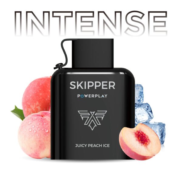 JUICY PEACH ICE SKIPPER POWERPLAY INTENSE POD