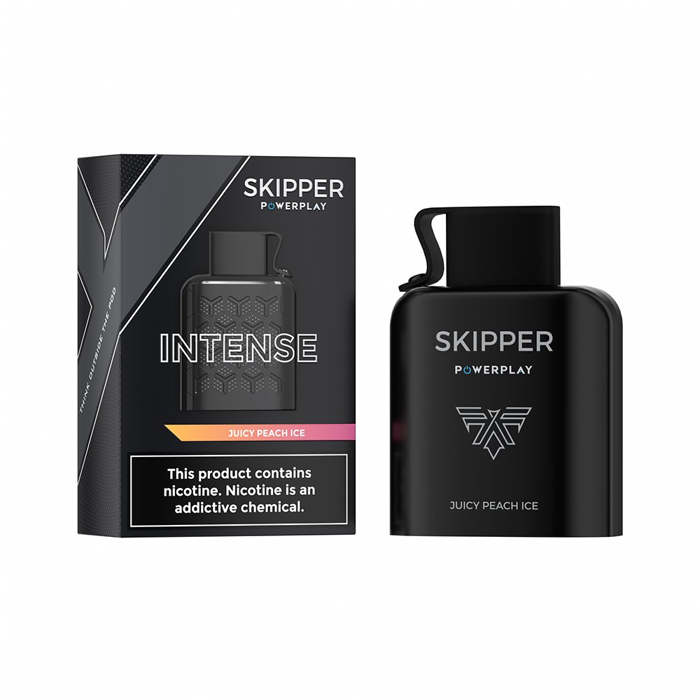 JUICY PEACH ICE SKIPPER POWERPLAY INTENSE POD